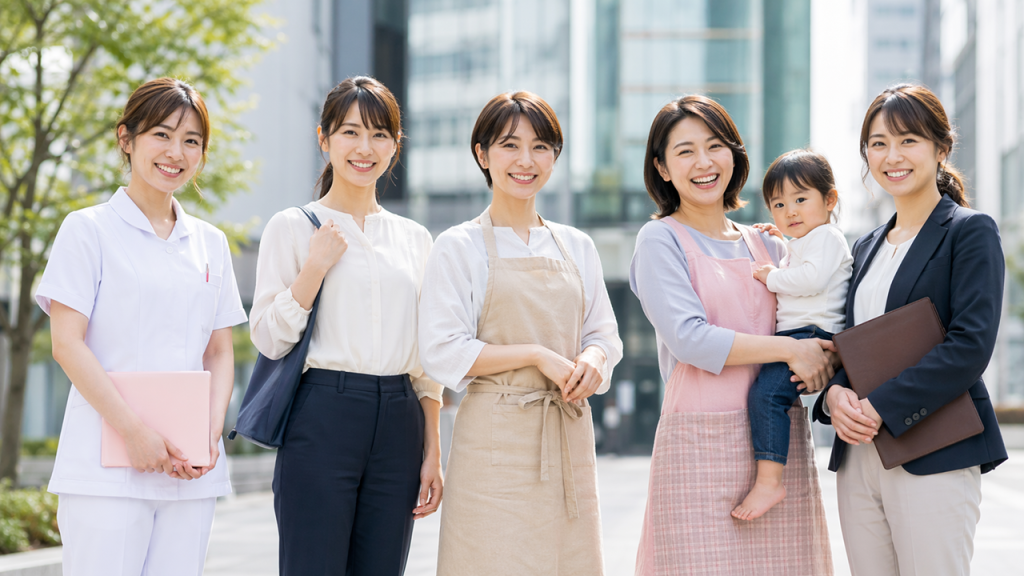 看護師・主婦・介護士・保育士など