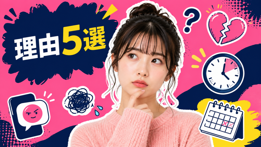 出会い系サイトでドタキャンされる理由5選