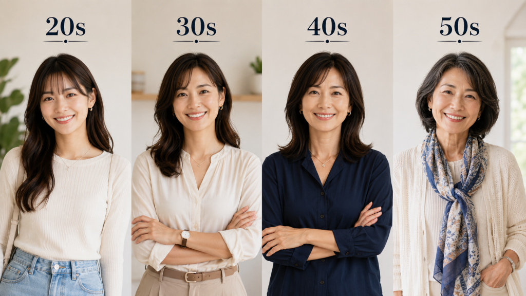 女性の年代で求める回数とノリは変わる